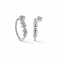 Orecchini Damiani Donna Mimosa in Oro bianco Diamante 0.7 Ct 20078493 - 20078493